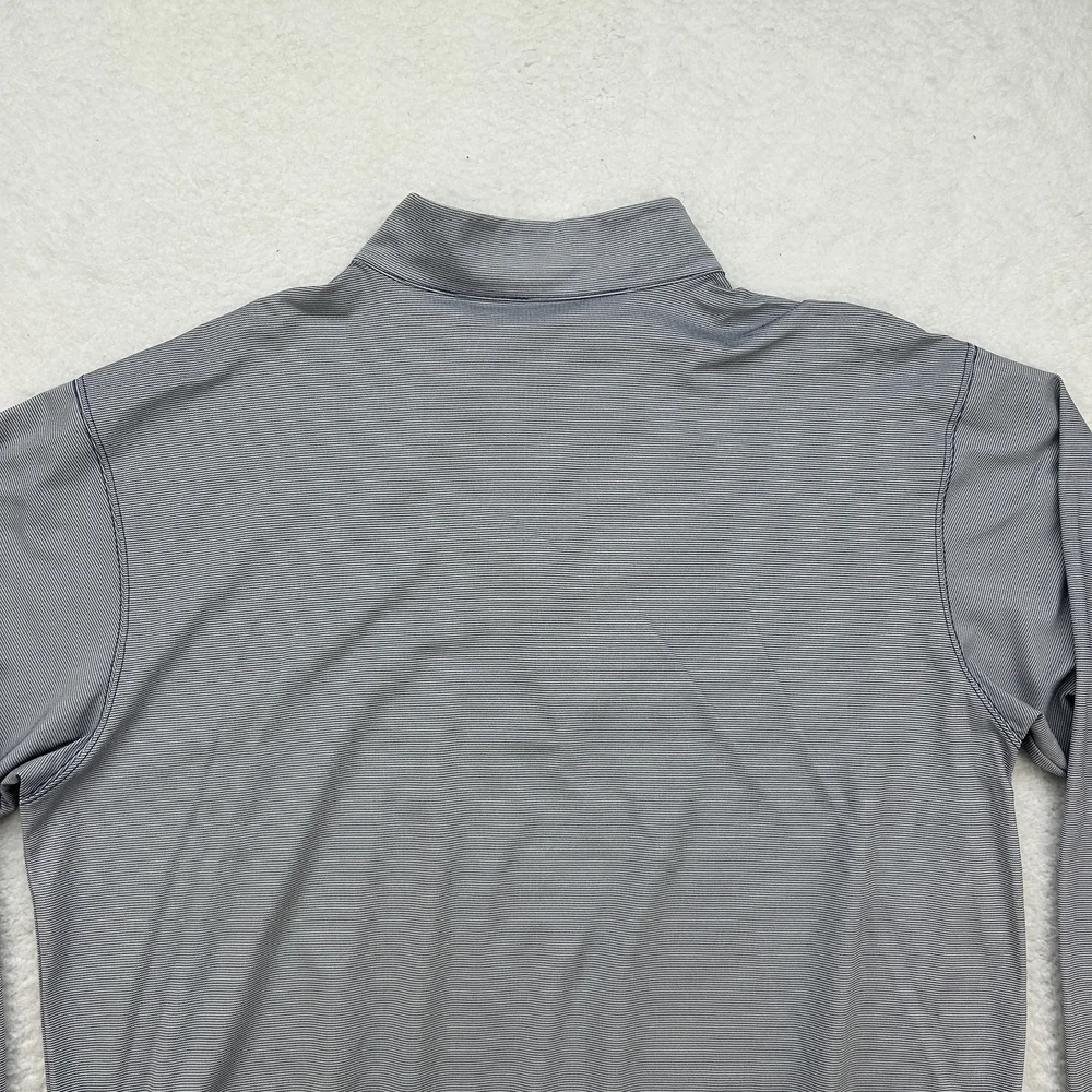 Turtleson Pullover Mens XL Quarter Zip Gray The National Golf Logo Stretch
